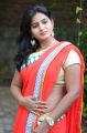 Telugu Actress Tanusha Swathi Hot in Red Saree Stills