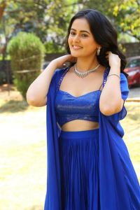 Siddharth Roy Heroine Tanvi Negi Blue Dress Images