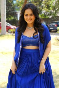 Siddharth Roy Heroine Tanvi Negi Blue Dress Images