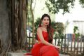 Actress Tanya Hope Red Saree Photos @ Thadam Audio Launch