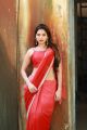 Actress Tanya Hope Hot Red Saree Photos @ Thadam Audio Launch