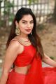 Thadam Movie Heroine Tanya Hope Red Saree Photos