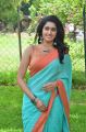 Tamil Actress Tanya Ravichandran Saree Photos @ Karuppan Movie Press Meet