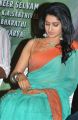 Actress Tanya Ravichandran Saree Photos @ Karuppan Press Meet