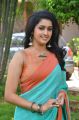 Tamil Actress Tanya Ravichandran Saree Photos @ Karuppan Movie Press Meet