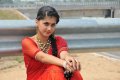 Actress Tapsee in Red Saree Pics