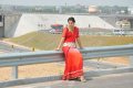 Actress Tapsee in Red Saree Pics