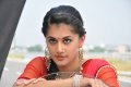 Tapasee Pannu in Red Saree Stills