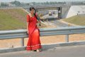 Tapsee on National Highway in Hot Red Saree