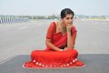 Tapsee on National Highway in Hot Red Saree