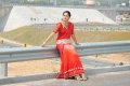 Actress Tapsee in Red Saree Pics