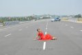 Tapsee on National Highway in Hot Red Saree