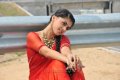 Actress Tapsee in Red Saree Pics