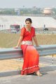 Cute Tapsee Latest Pics in Red Saree