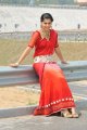 Tapsee on National Highway in Hot Red Saree