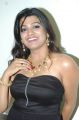 Actress Tashu Kaushik Hot in Black Strapless Dress Stills