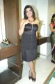 Actress Tashu Kaushik Hot in Black Strapless Dress Stills