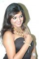 Actress Tashu Kaushik Hot in Black Strapless Dress Stills