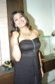 Actress Tashu Kaushik Hot in Black Strapless Dress Stills