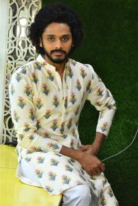 Actor Teja Sajja Stills @ Hanuman Movie Interview