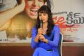 Ice Cream Heroine Tejaswi posing in Blue Dress