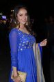 Actress Tejaswi Madivada Blue Embroidered Churidar Photos