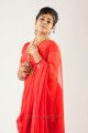 Lakshmi Menon Hot Red Saree Photo Shoot Stills