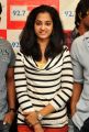 Telugu Actress Nanditha at Big FM, Hyderabad for Prema Katha Chitram Promotions