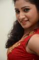 Telugu Actress Vishnu Priya Stills in Red Dress