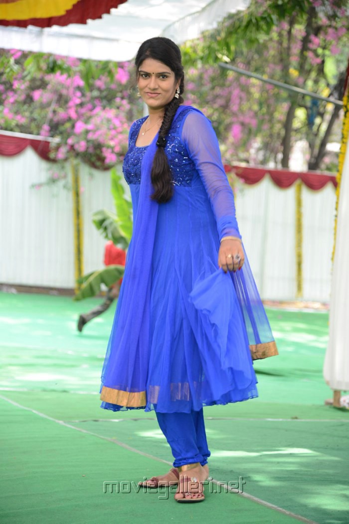 Telugu Character Artist Bhavana Photos in Blue Salwar ...
