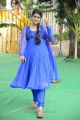 Telugu TV Serial Artist Bhavana Photos in Blue Salwar Kameez