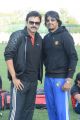 Venkatesh, Sudeep at Telugu Warriors Practice Match at JSCA Stadium Ranchi Photos