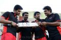 CCL Telugu Warriors Practice at JSCA Stadium Ranchi Photos