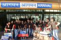 CCL 2013 Telugu Warriors Team Arrival at Pune Airport Photos
