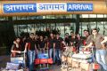 CCL 2013 Telugu Warriors Team at Pune Airport Photos