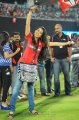Cute Actress Charmi @ Telugu Warriors vs Karnataka Bulldozers Match
