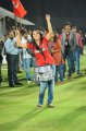 Cute Actress Charmi @ Telugu Warriors vs Karnataka Bulldozers Match