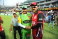 Mohanlal, Venkatesh @ Telugu Warriors vs Karnataka Bulldozers Match