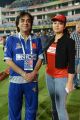 Ashok Kheny, Charmi at Telugu Warriors Vs Veer Marathi Photos