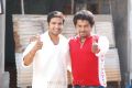 Santhanam, Bas in Thalaivan Tamil Movie Stills