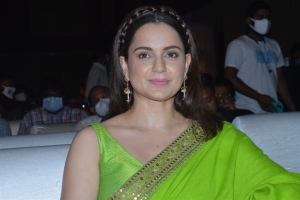 Actress Kangana Ranaut @ Thalaivi Movie Pre Release Event Photos