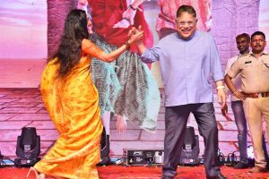 Sai Pallavi, Allu Aravind Dance @ Thandel Thank You Meet Stills