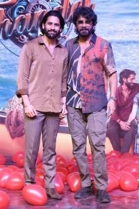 Naga Chaitanya, Nagarjuna @ Thandel Love Tsunami Celebrations Stills