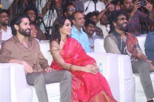 Naga Chaitanya, Sobhita Dhulipala @ Thandel Love Tsunami Celebrations Stills