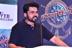 Karthi @ Thandel Trailer Launch Chennai Stills