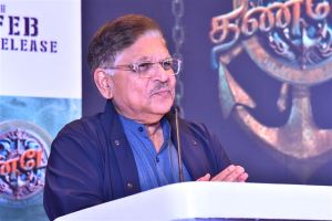 Allu Aravind @ Thandel Trailer Launch Chennai Stills