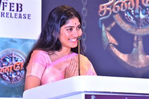 Sai Pallavi @ Thandel Trailer Launch Chennai Stills