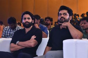 Naga Chaitanya, Karthi @ Thandel Trailer Launch Chennai Stills