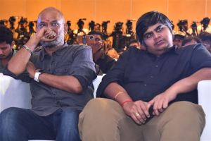 Venkat Prabhu, Karthik Subbaraj @ Thandel Trailer Launch Chennai Stills