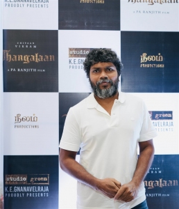 Director Pa Ranjith @ Thangalaan Teaser Launch Stills